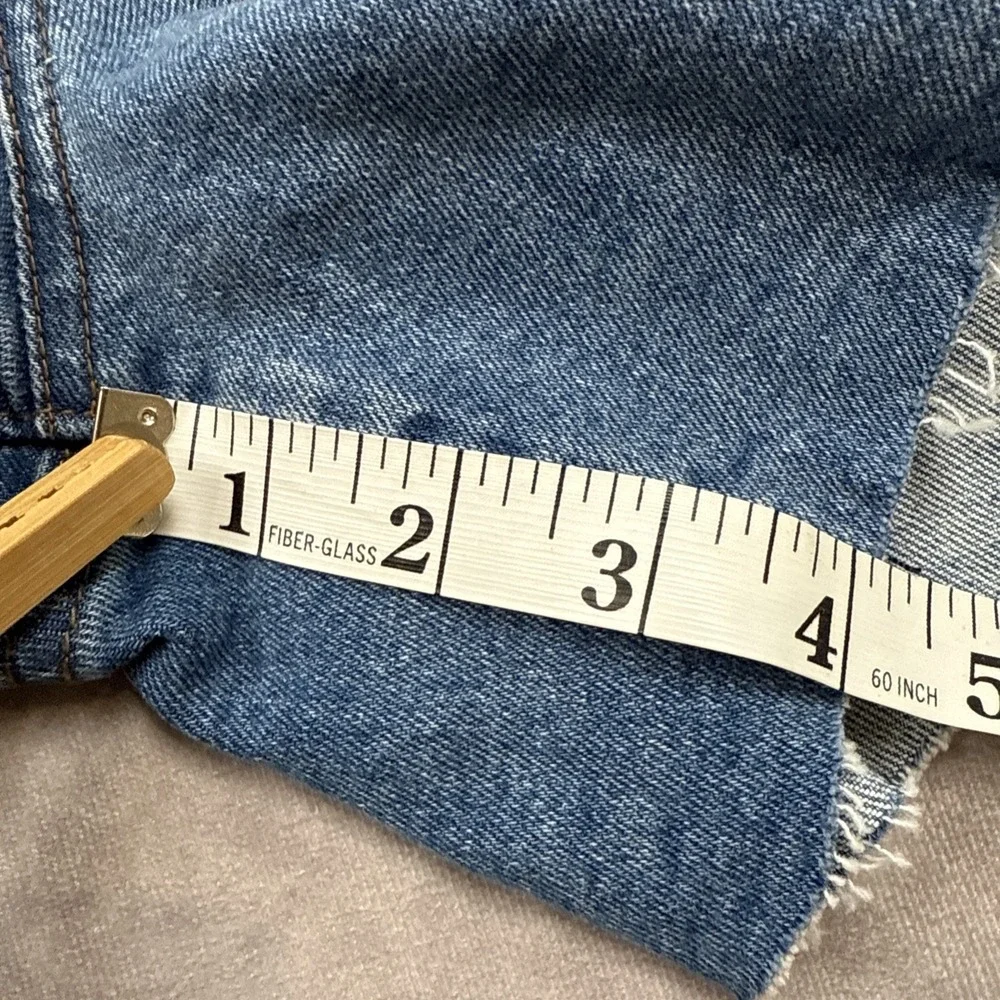 Kut  NWT Women's Sz 0 Shorts High Rise‎ Jane Cut Off Two Tone Denim Summer Beach - Picture 16 of 16